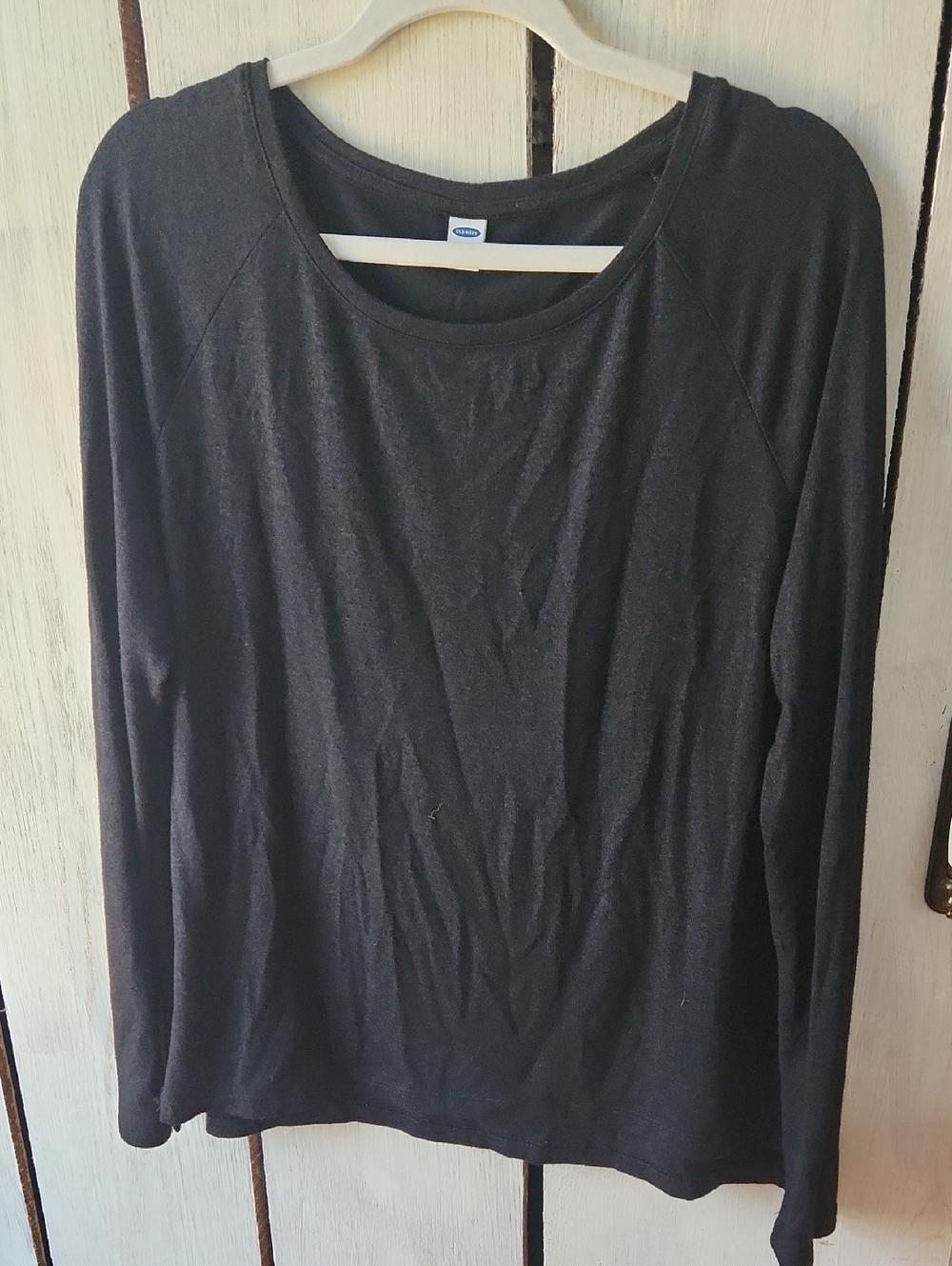 Old Navy Luxe Black Long Sleeve Tee Size Medium